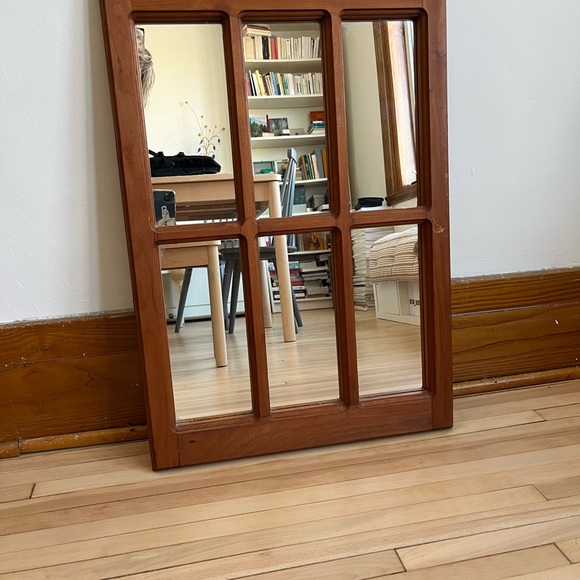 Vintage wooden mirror - Picture 3 of 7